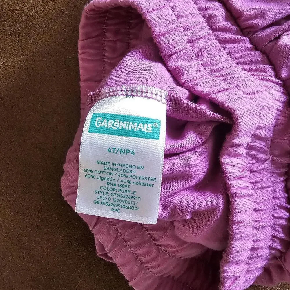 Garanimals Girls' Purple Ruffled Skirt - Size 4T